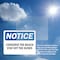 Signmission Conserve The Beach Stay Off The Dunes, 7 in W x Rectangle, Vinyl Decal OS-2PACK-NS-D-57-L-10791 - alternate 6